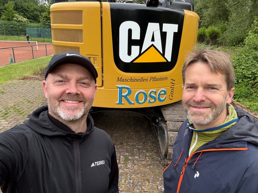 Tim Güß, Abteilungsleiter Tennis, und Andreas Brünen, Sportwart Tennis