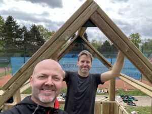 Tim Güß, Abteilungsleiter Tennis, und Andreas Brünen, Sportwart Tennis