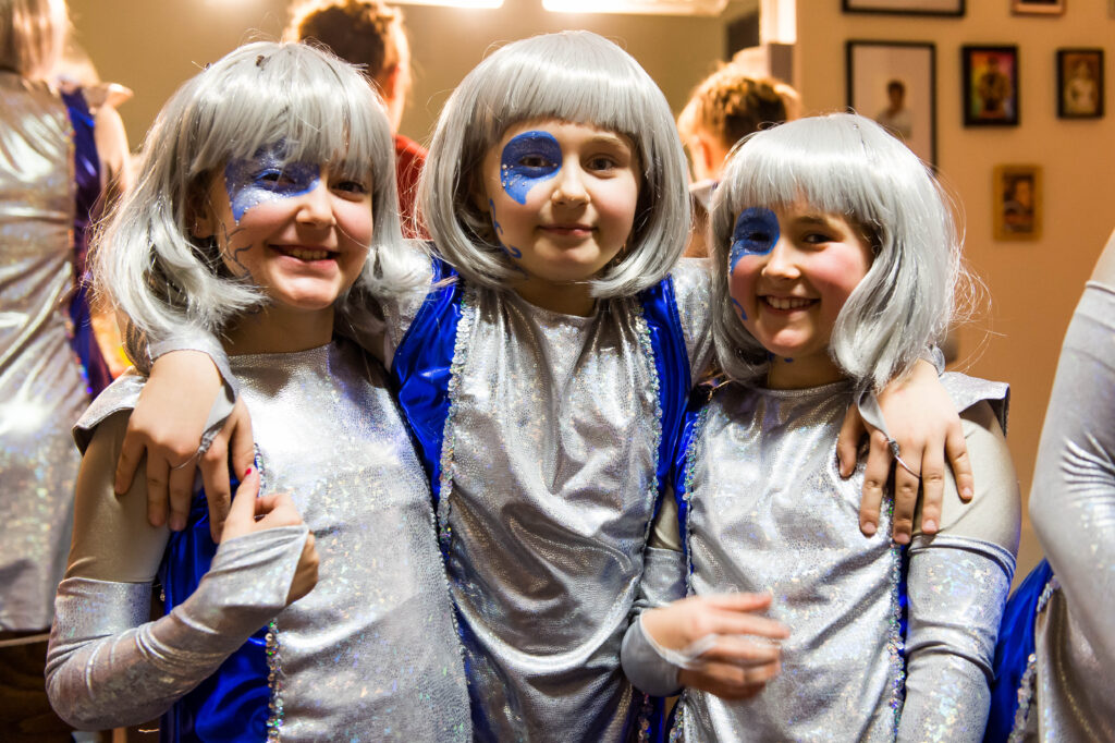 Verkleidete Kinder an Karneval