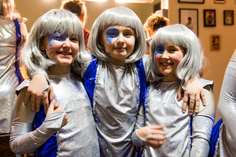 Verkleidete Kinder an Karneval