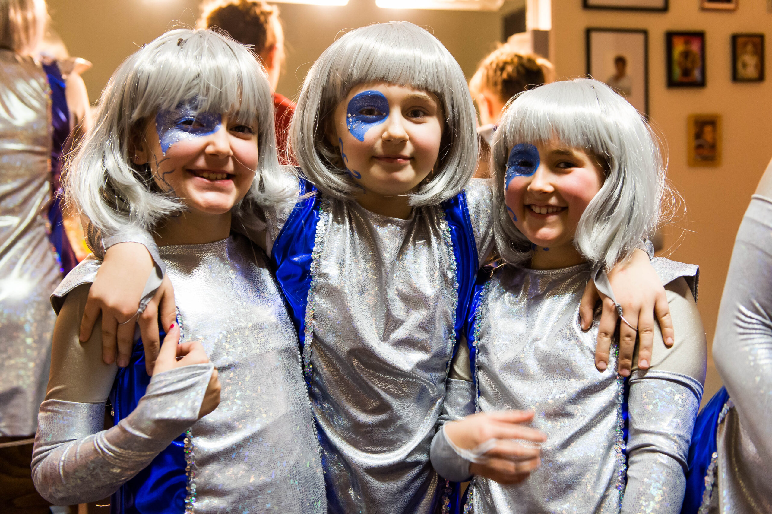 Verkleidete Kinder an Karneval