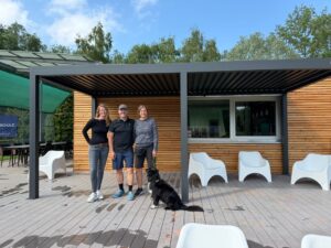 Tim Güss, Abteilungsleiter Tennis, Alexandra Güß, Ellen Brünen (li.)