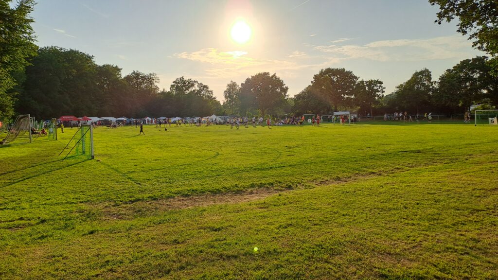 Austragungsort des Sparkassen-Festivals in Ibbenbüren: die Sportanlage der Ibbenbürener Spielvereinigung 08