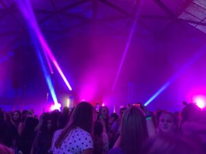 Turnerinnen bei der Turnjugend-Party beim NRW-Landesturnfest in Hamm