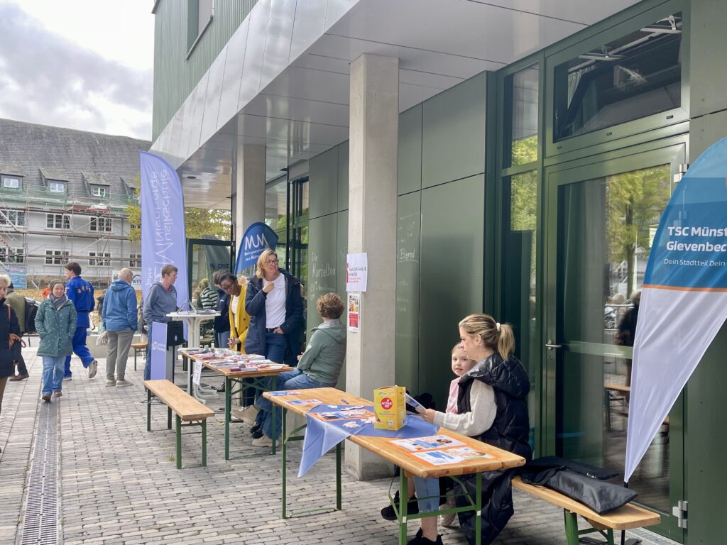 Der TSC-Info-Stand beim Nachbarschaftsfest